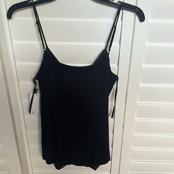 NWT Bailey 44 Agnes Top Black Natural Lace Size M $188 Anthropologie - Picture 7 of 8